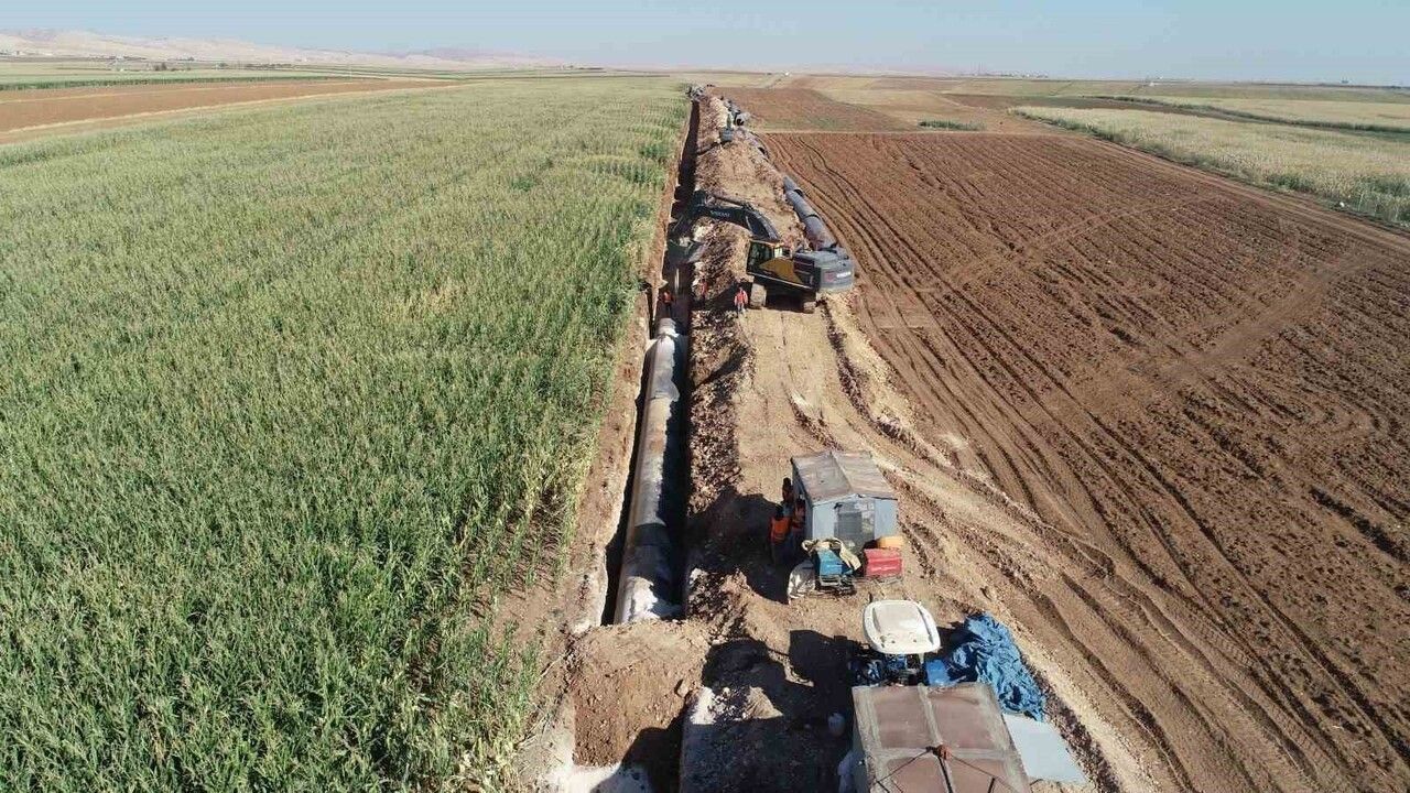 Mardin'de 2. Kademe İçme Suyu İsale Hattı Kapasite Artışıyla Devam Ediyor