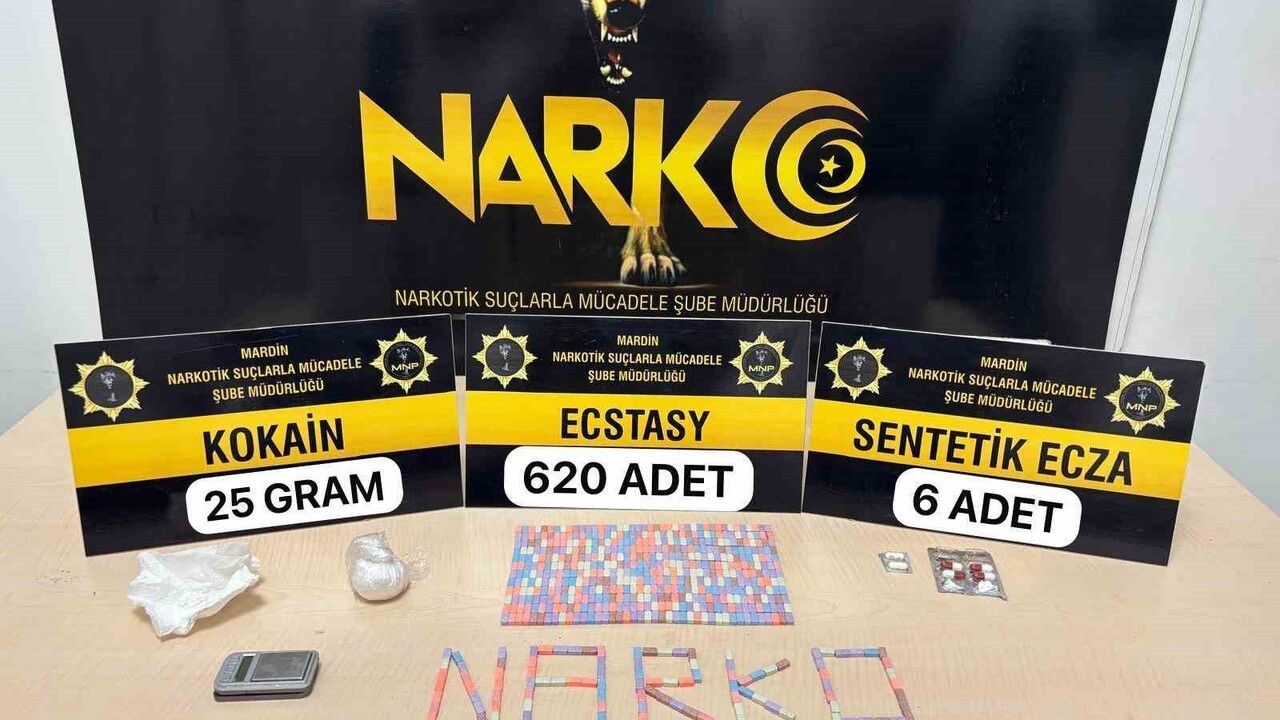 Mardin'de 620 Ecstasy Hap Ele Geçirildi: Kızıltepe'de 3 Gözaltı