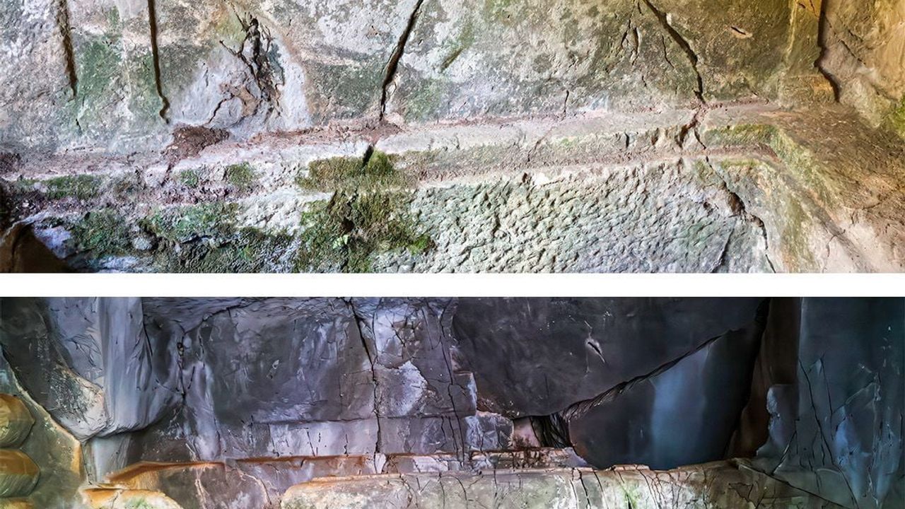 Marmaris'te 2 Bin 400 Yıllık Yeşilbelde Kaya Mezarı Kameralı Koruma Altında