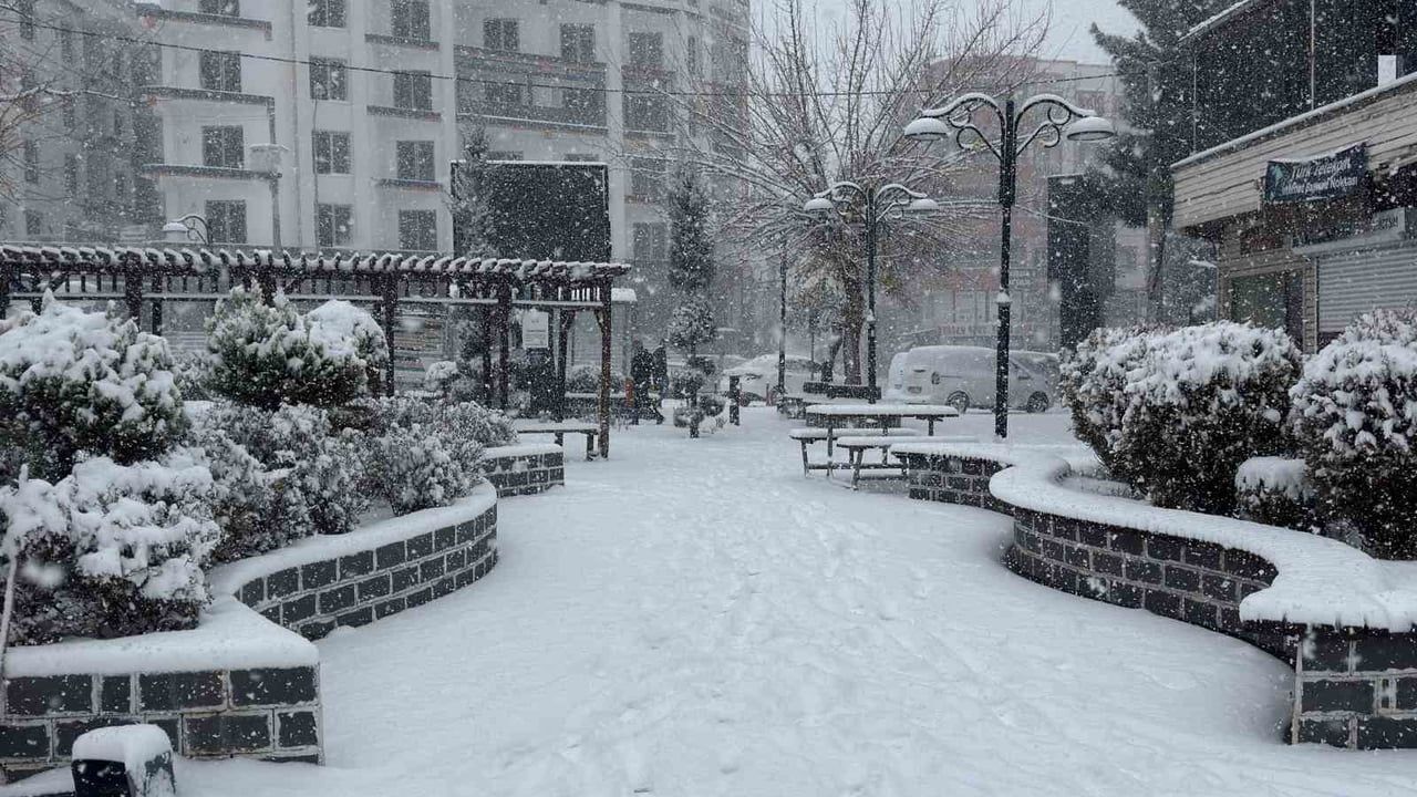 Mazıdağı'nda Yoğun Kar ve Tipi Ulaşıma Engel Oldu