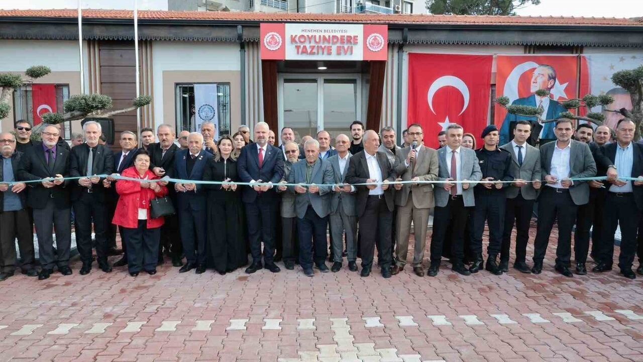 Menemen'de Koyundere Taziye Evi Dualarla Açıldı