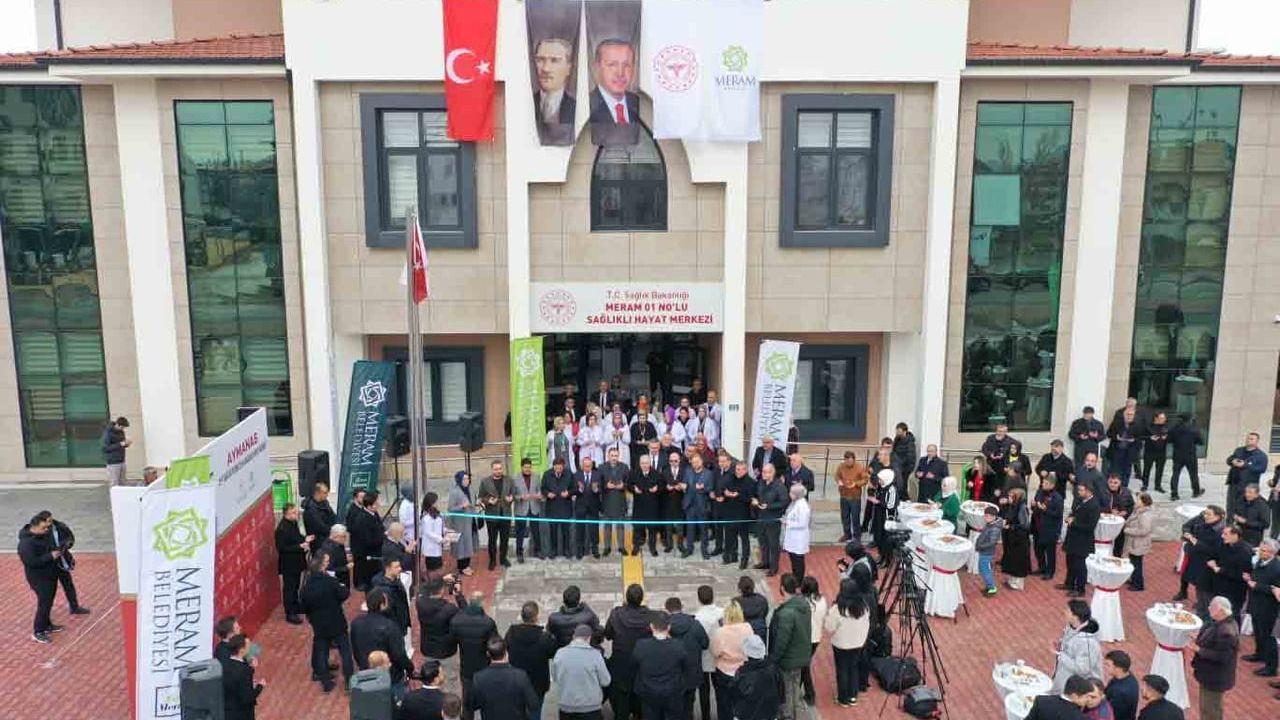 Meram'da Aymanas Aile Sağlığı Merkezi ve Sağlıklı Hayat Merkezi Açıldı