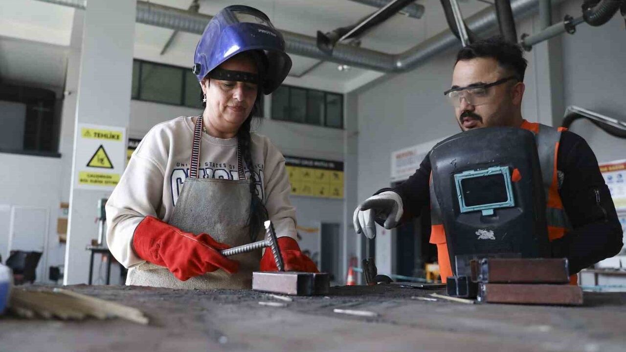 MERCEK'te Çelik Kaynak Kursu 18’inci Dönem: 39 Kursiyer MYK Belgeli