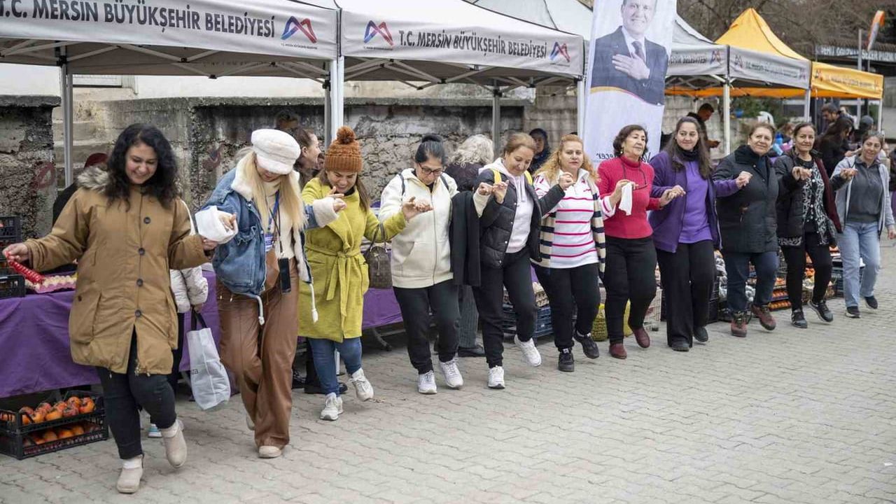 Mersin'de Kırsal Mahalle Buluşmaları Çamlıyayla'da Kadın Emeğini Öne Çıkardı