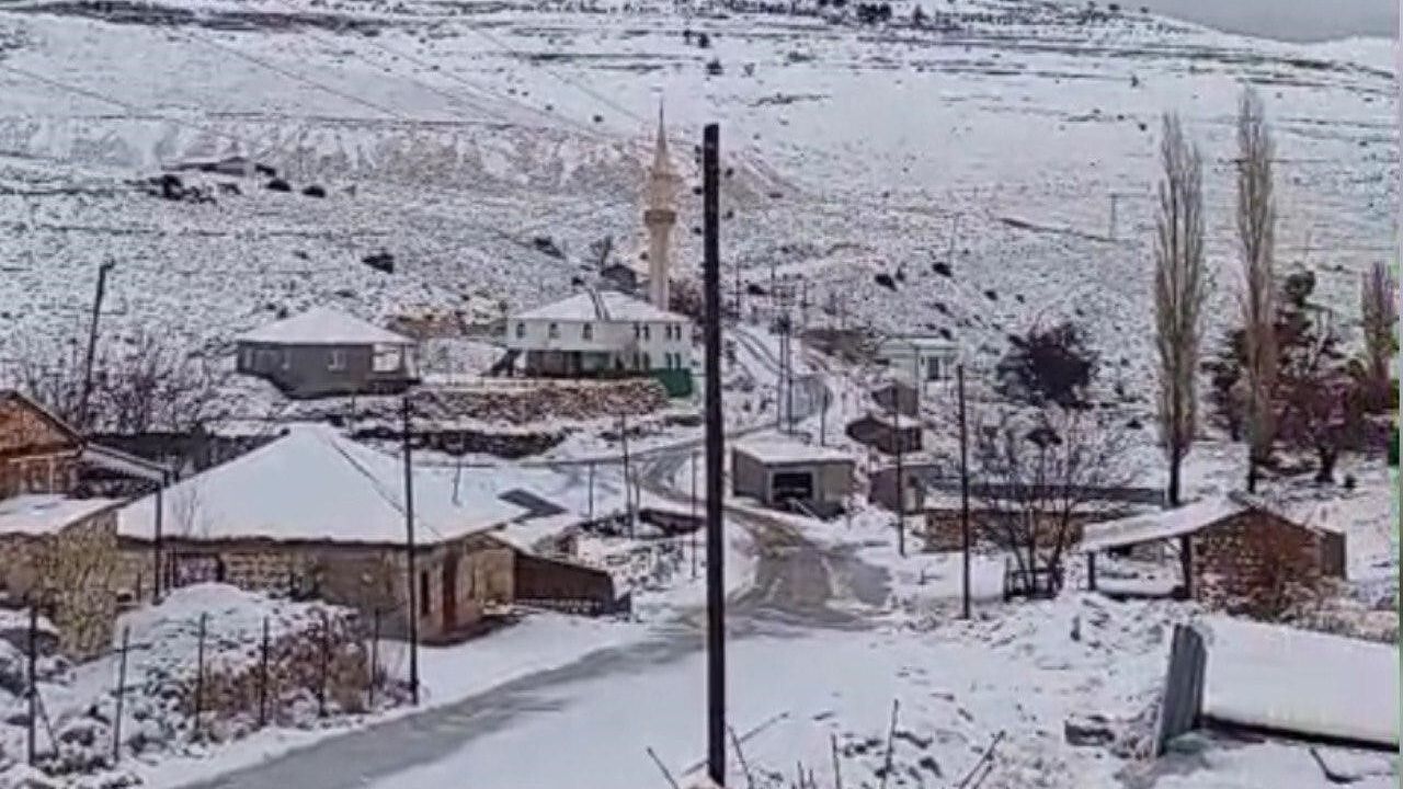 Mersin'de Yüksek Kesimlerde Kar Yağışı
