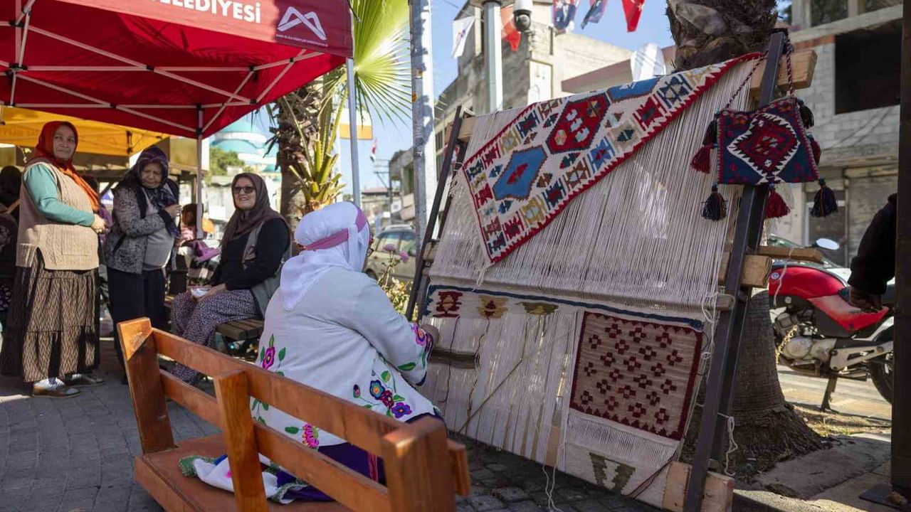 Mersin Tömük'te Yerli Malı Haftası kadın emeğiyle renklendi