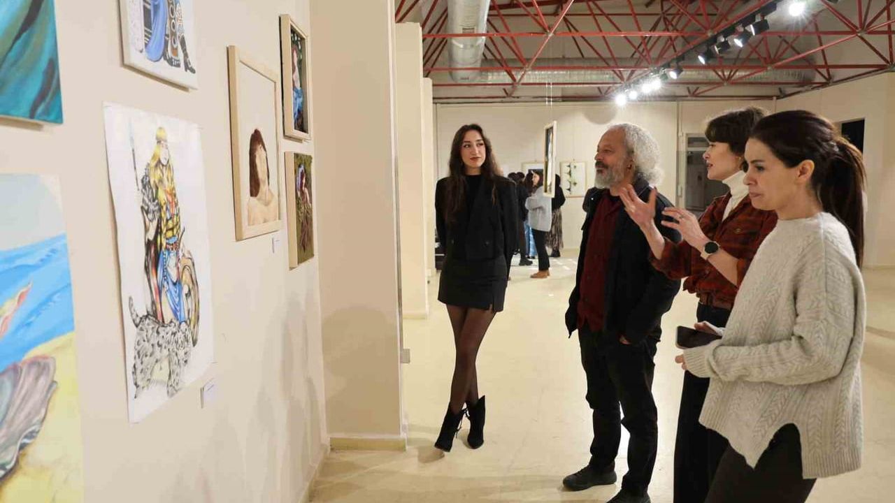 Mitoloji ve Açık Atölye Sergisi-2 Düzce Üniversitesi Müfide Kadri Sanat Galerisi'nde