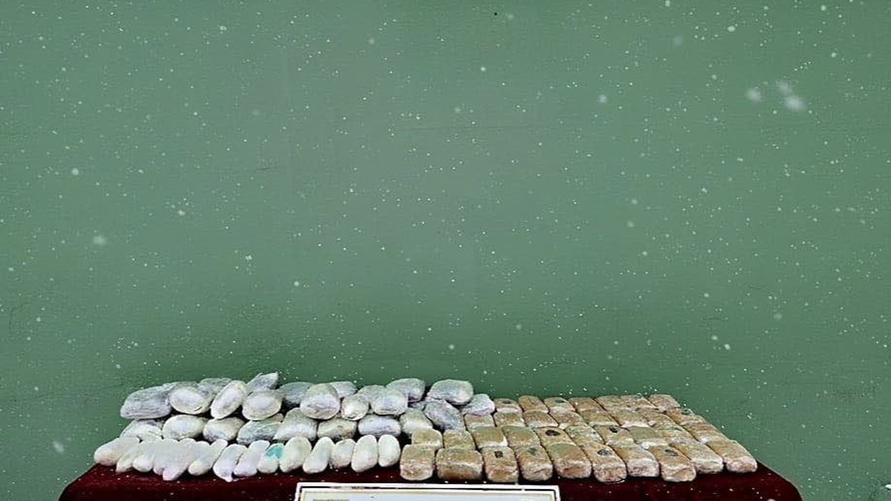 MSB: Van Hudut Hattında 77 Kilo 805 Gram Uyuşturucu Ele Geçirildi