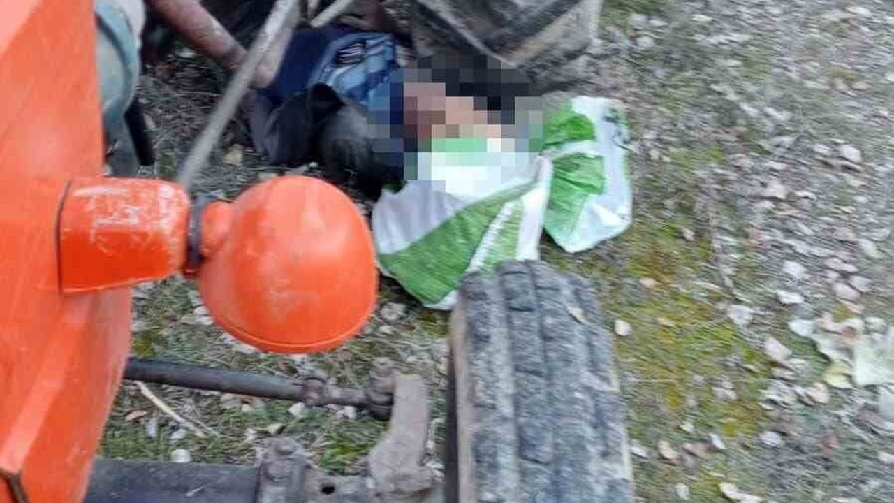 Mudurnu'da traktörün altında kalan 70 yaşındaki sürücü yaralandı