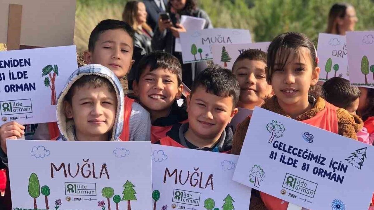 Muğla'da 81 İlde 81 Orman: Yatağan'a 20 Bin Fidan