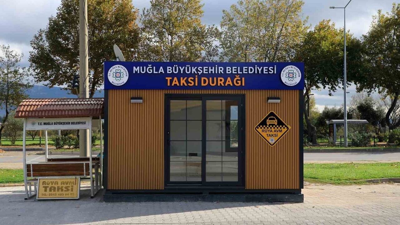 Muğla'da Modern Taksi Durakları Köyceğiz, Menteşe ve Yatağan'da