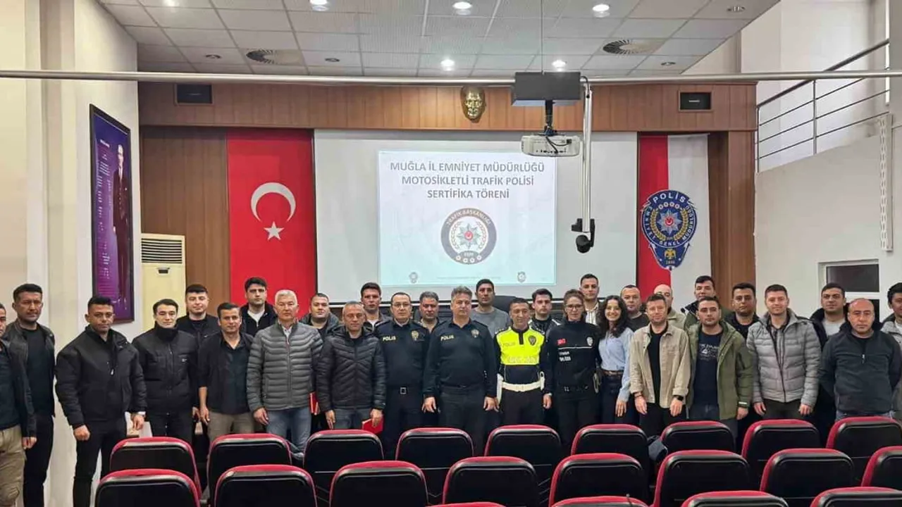 Muğla'ya 25 Yeni "Şahin" Trafik Polisi Göreve Başladı