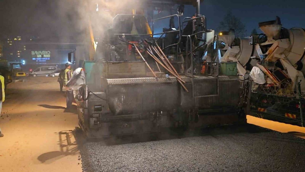 Nilüfer’de Çamlık Bulvarı asfaltlandı