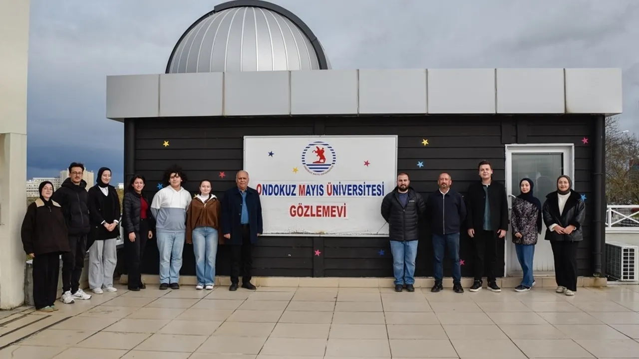 OMÜ ve Türkiye Uzay Ajansı İş Birliğiyle 5 Günlük Astronomi Eğitim Programı