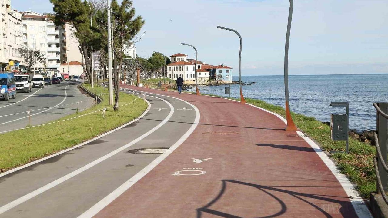 Ordu'da Bisiklet Yolları 16 Kilometreyi Aştı