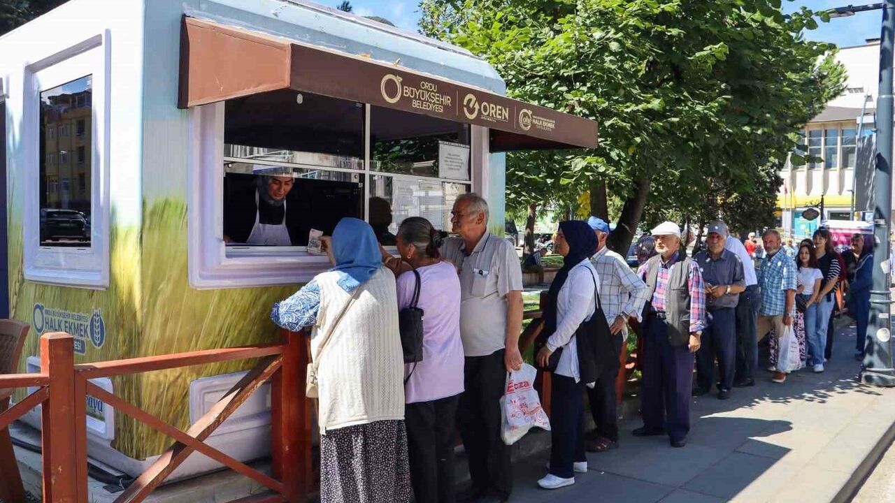 Ordu'da Halk Ekmek Tesisi 1 Yılda 5 milyon 800 bin Ekmek Üretti