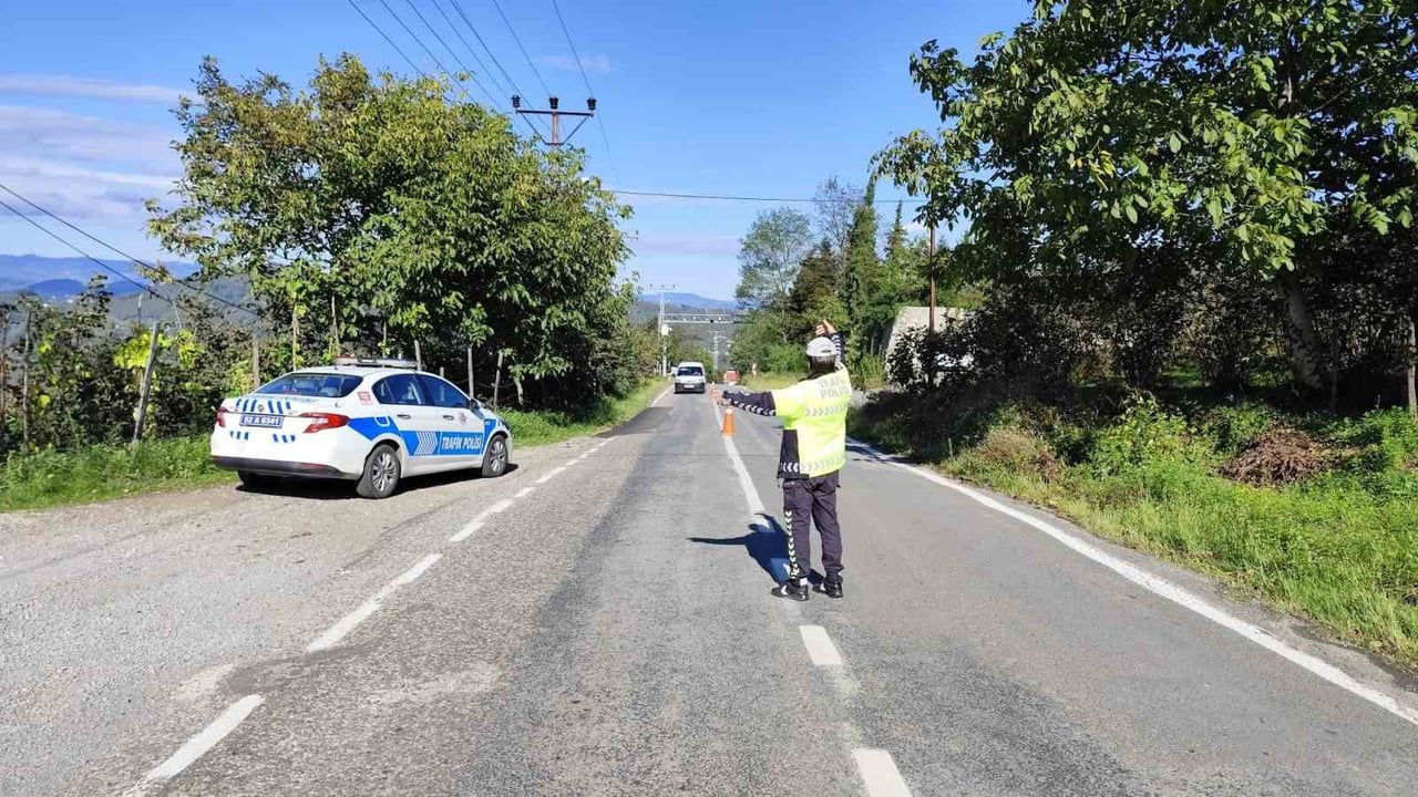 Ordu'da Trafik Denetimlerinde 11.281 Araç Kontrolü