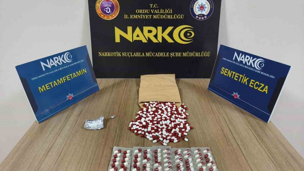 Ordu'da uyuşturucu operasyonunda 1 tutuklama — Çok sayıda madde ele geçirildi