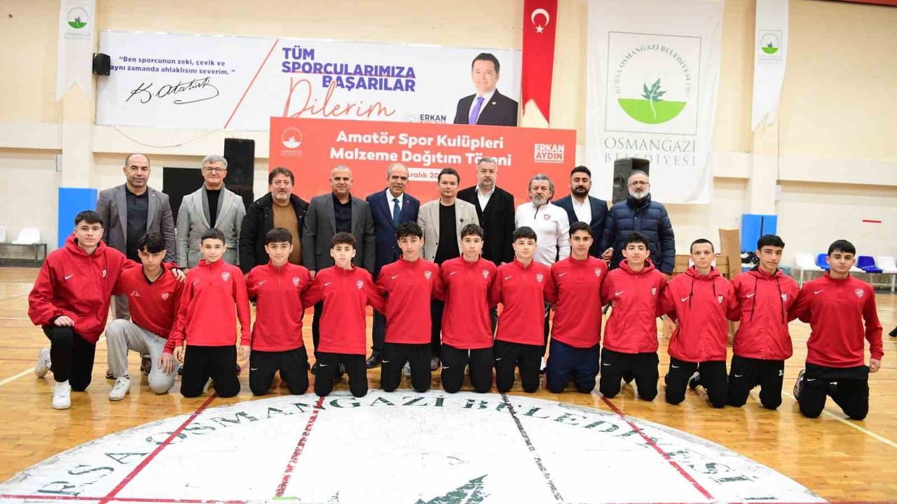 Osmangazi Belediyesi'nden 72 Amatör Kulübe 2 Milyon TL'lik Malzeme Desteği