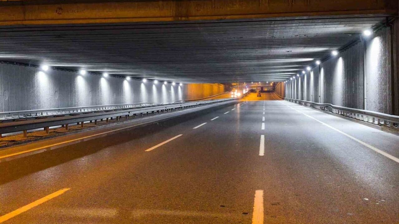 Osmangazi Köprüsü Tüneli'nde LED Dönemi: 22 Projektör Yenilendi