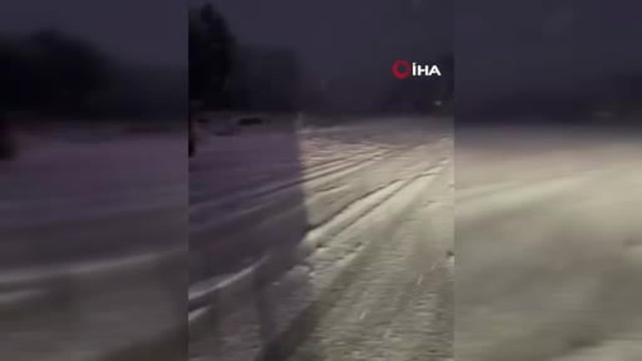 Oylat Kaplıcaları Yolu Kar Nedeniyle Kapandı — Çok Sayıda Araç Mahsur