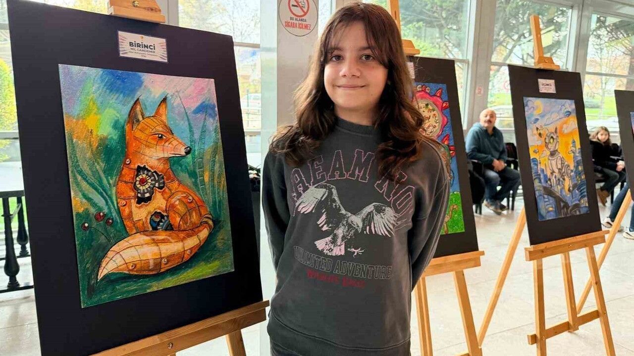 Özel Ümit'in 'Geleceğin Robotik Hayvan Dostları' Resim Yarışmasında Ödüller Verildi