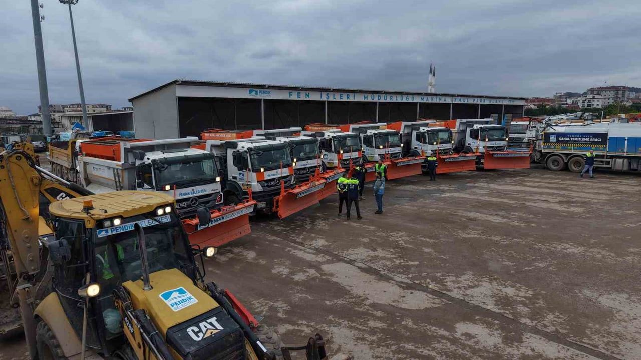 Pendik kışa hazır: 475 personel ve 80 araçla teyakkuzda