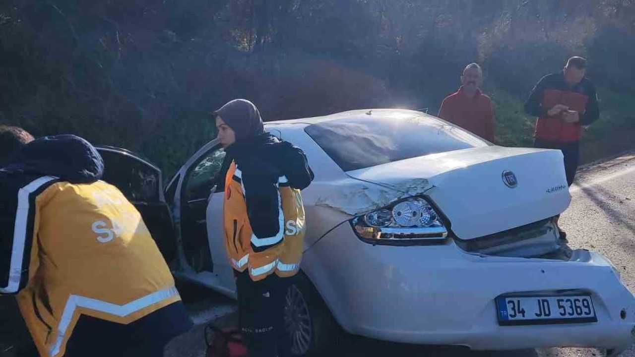 Pınarhisar'da Trafik Kazası: 2 Yaralı