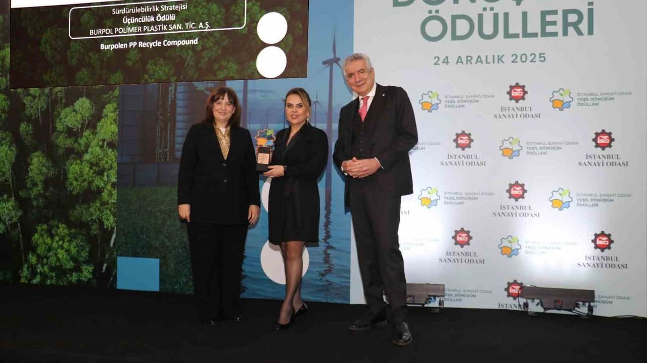 Plastik Atıkları Ham Maddeye Dönüştüren Burpol, İSO Yeşil Dönüşüm'de 3.'lük Kazandı