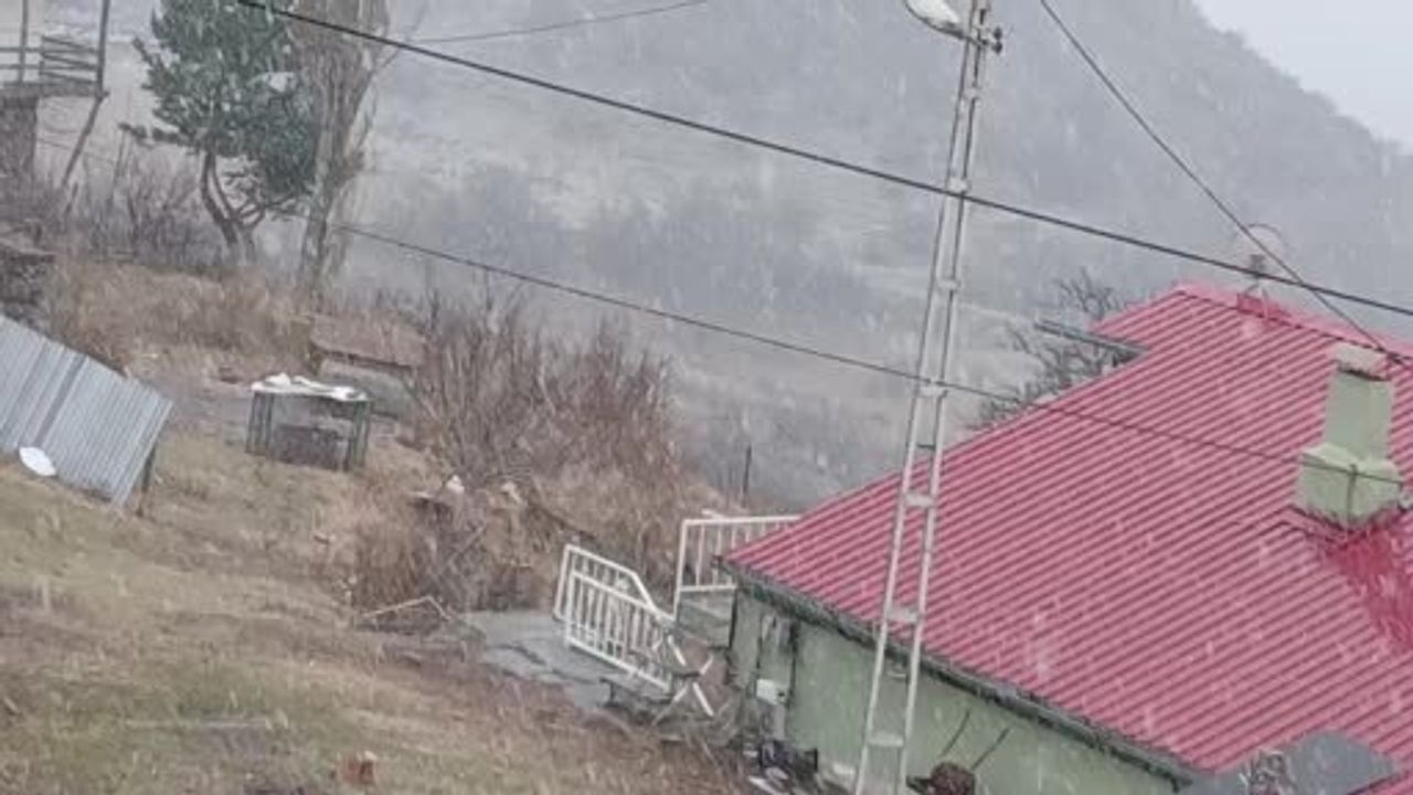 Posof’ta Kar Yağışı Etkili Oldu — Ulaşımda Aksamalar