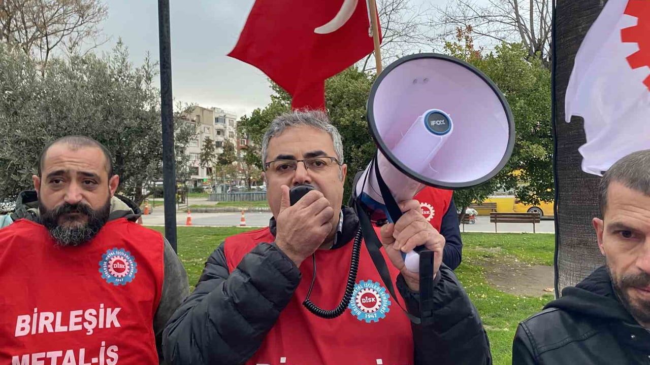 Prysmian işçileri Mudanya’da yürüdü — Birleşik Metal-İş TİS eylemi