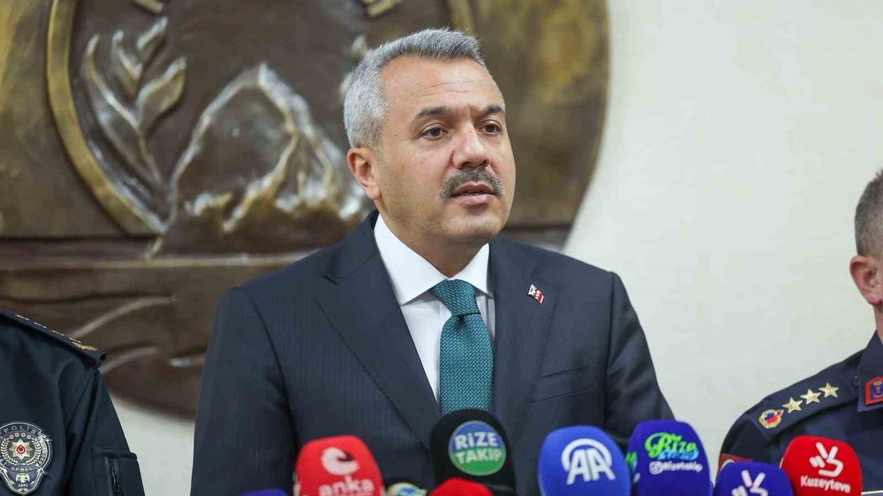 Rize Valisi Baydaş: 2025 Asayiş Bilançosu — Suçlarda %11 Azalma