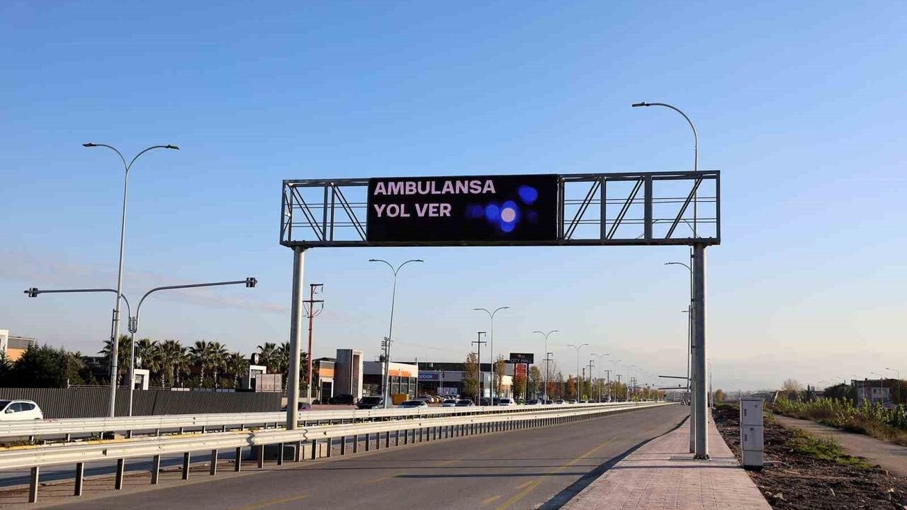 Sakarya'da DMS Ekranı Karaman Yolu'nda Yeni Konumunda Hizmete Başladı