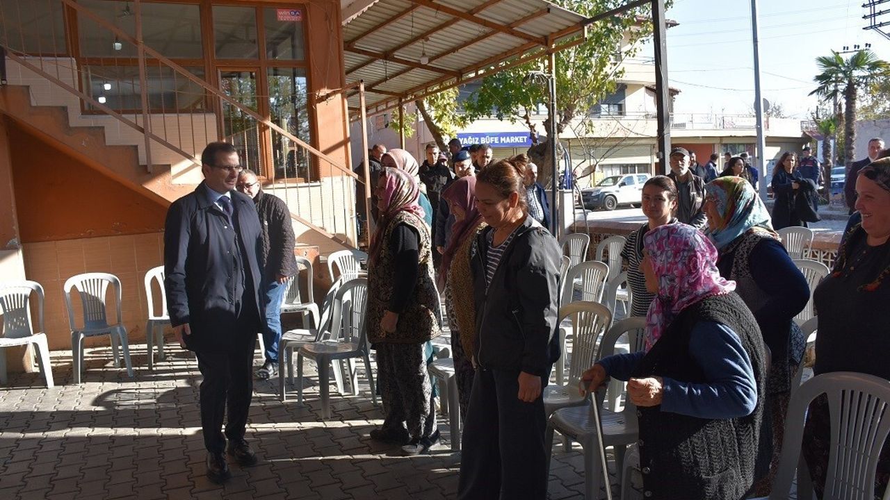 Salihli Kaymakamı Ali Güldoğan Tekelioğlu, Çökelek ve Pazarköy'de Vatandaşla Buluştu