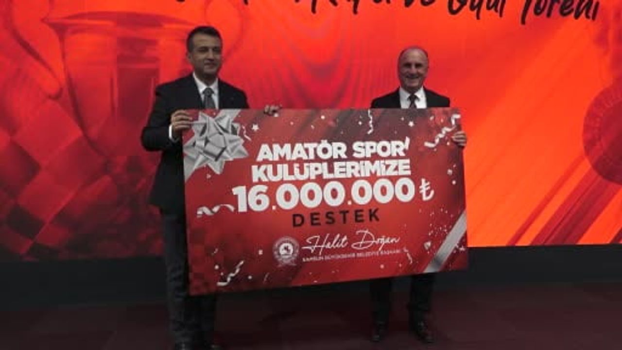Samsun Büyükşehir'den Amatör Kulüplere 16 Milyon TL Destek