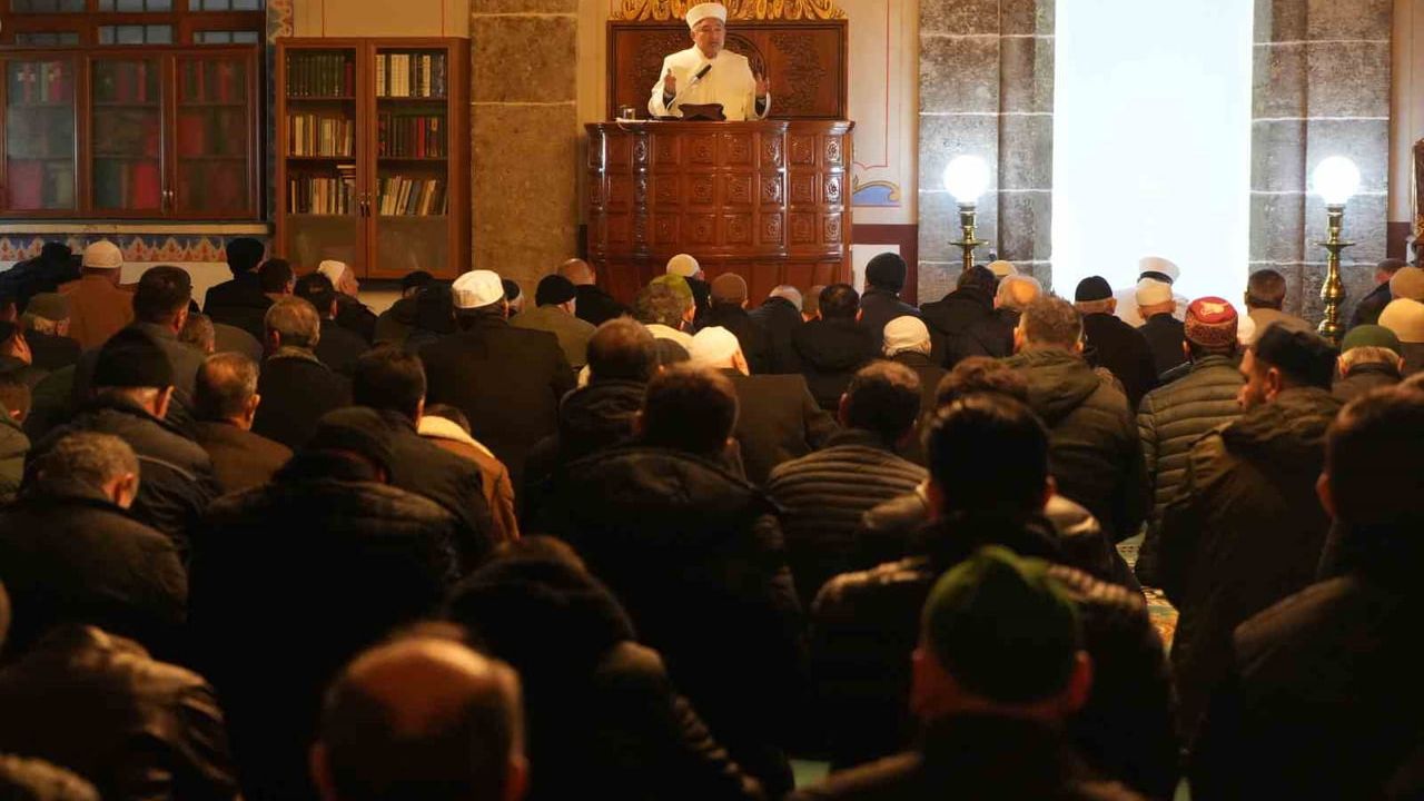 Samsun'da Regaip Kandili'ne Yoğun Katılım