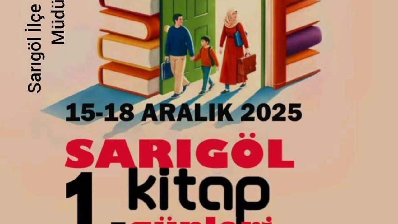 Sarıgöl'de İlk Kitap Fuarı Başlıyor — 15-18 Aralık'ta Yazar Buluşmaları