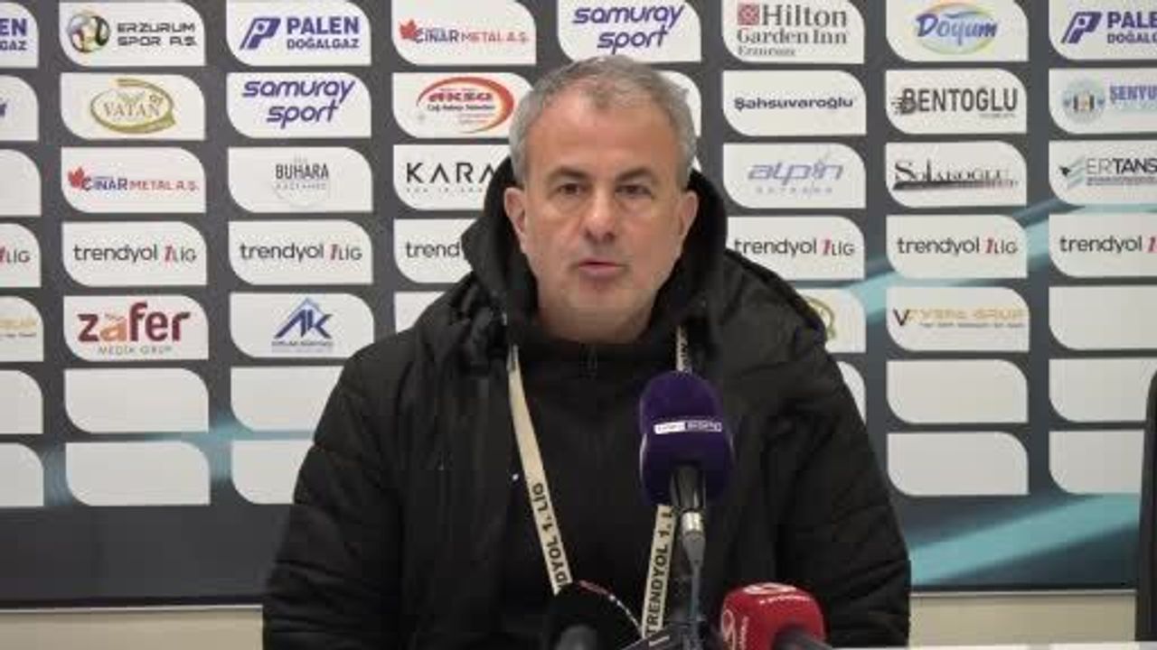Sefer Yılmaz: Üst sıralardaki yerimizi korumak istiyoruz — Bodrumspor 2-2 Erzurumspor