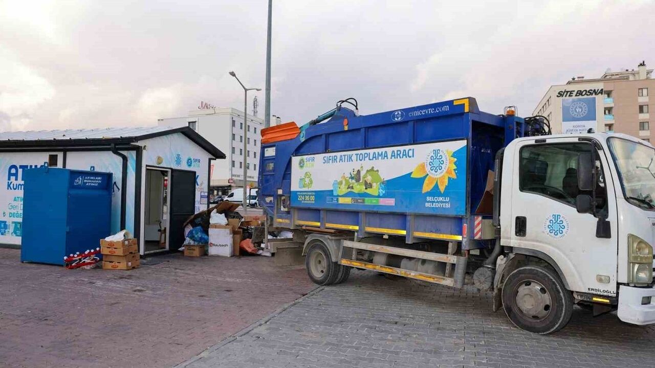 Selçuklu'da Atık Kumbaram Projesi Sürüyor — 2 bin 130 Ton Geri Kazanıldı