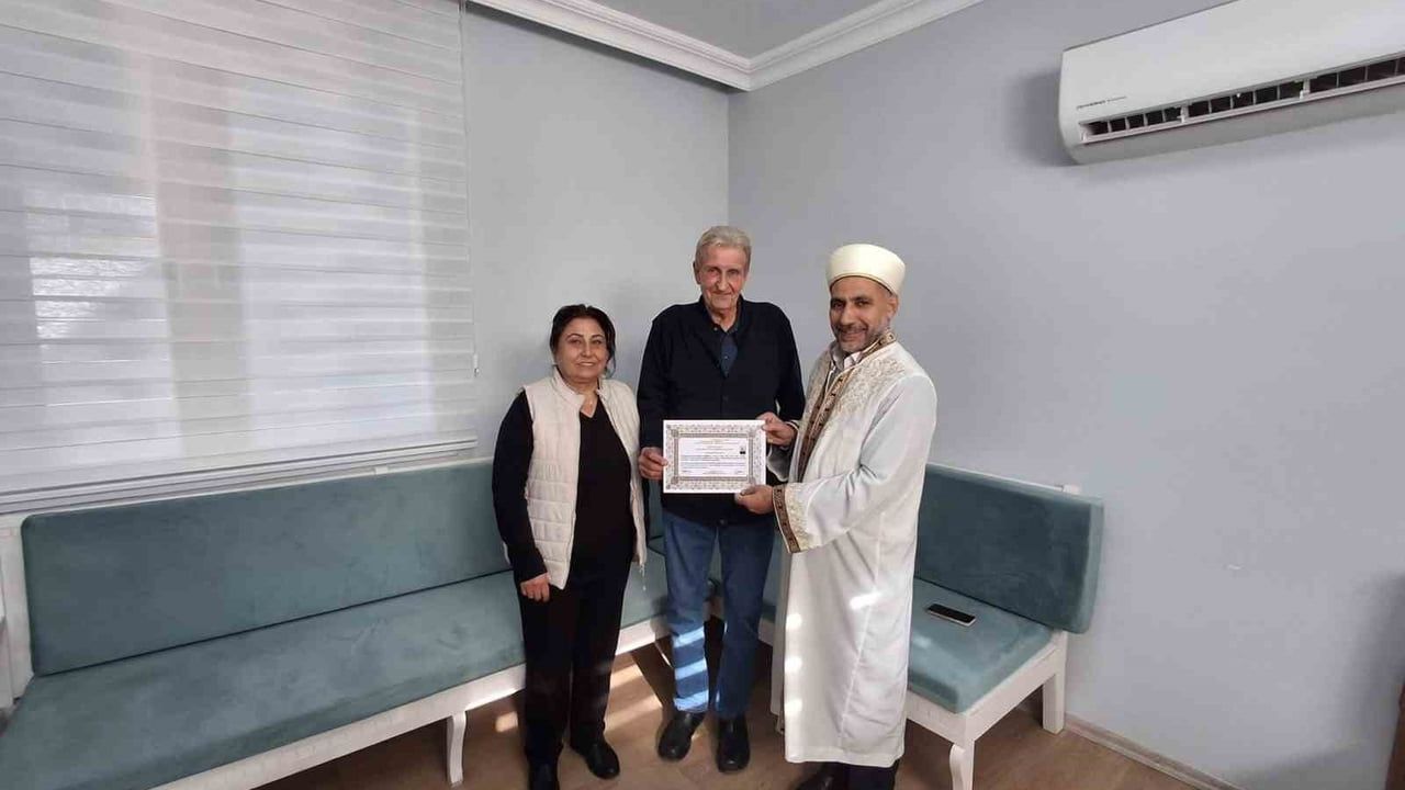 Seydikemer’de Alman Hans Joachim Prinz Kelime-i Şehadetle Müslüman Oldu