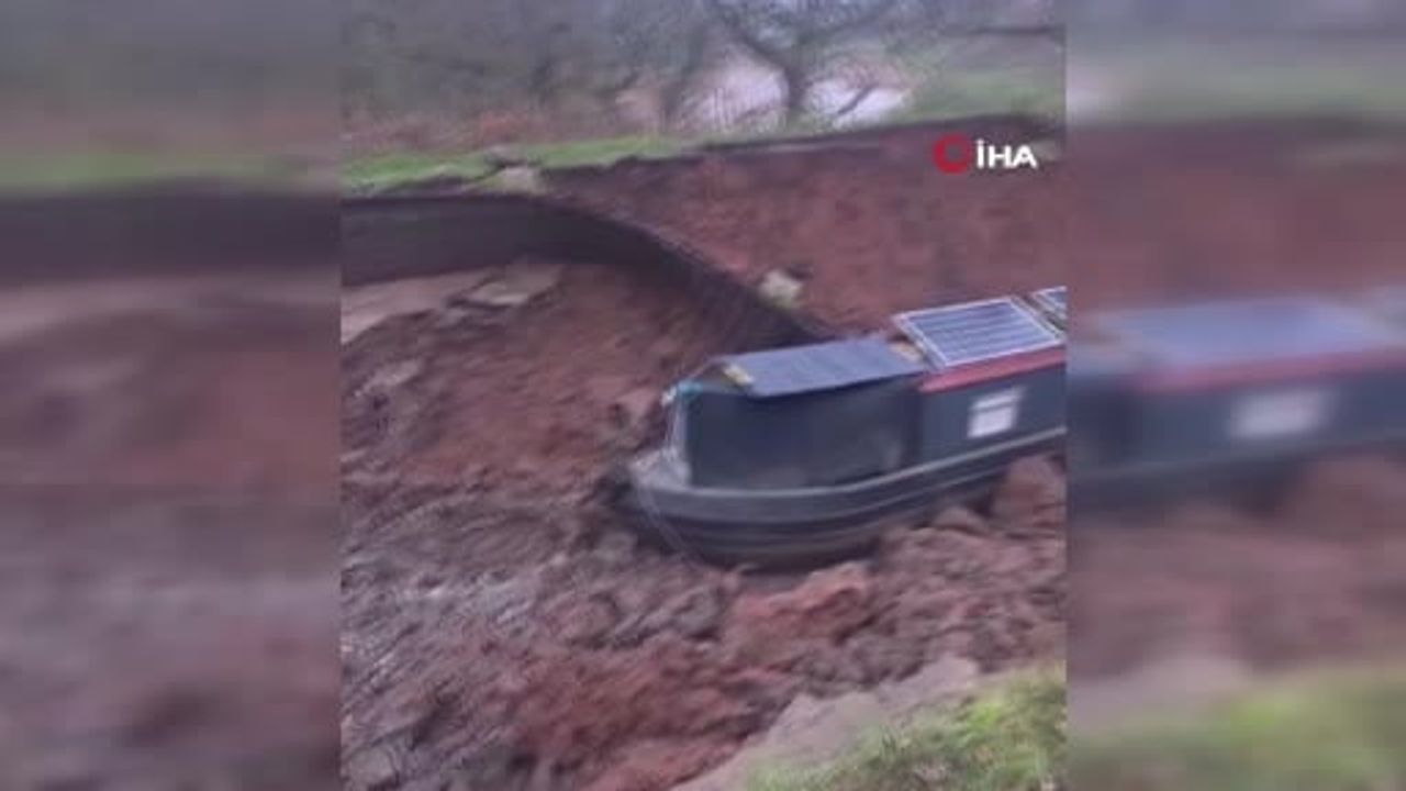Shropshire Kanalı'nda Dev Obruk: Çok Sayıda Tekne Çukura Düştü