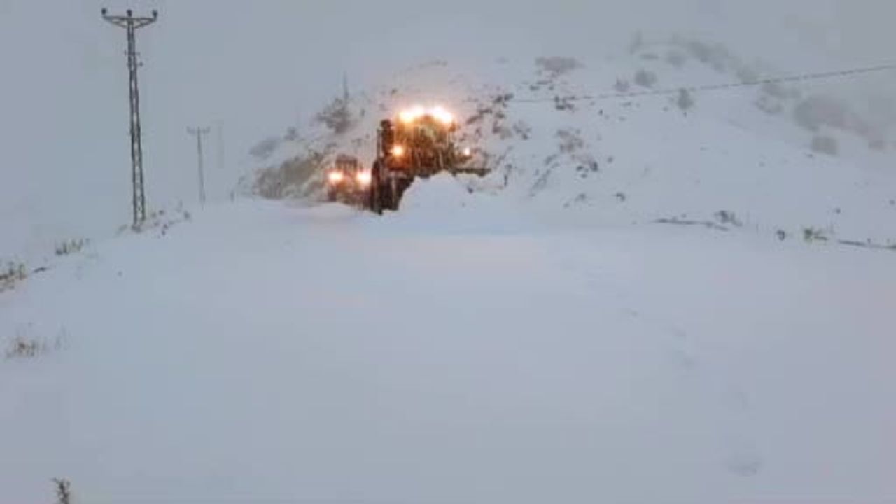 Siirt'te 45 Köy Yolu Kar Nedeniyle Ulaşıma Kapandı