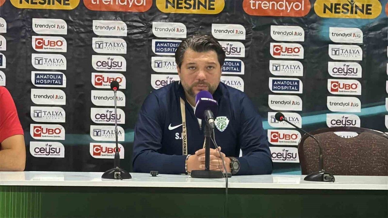 Sinan Paşalı: "Aynı inançla çalışmaya devam edeceğiz" — Serik Spor 3-1 mağlup