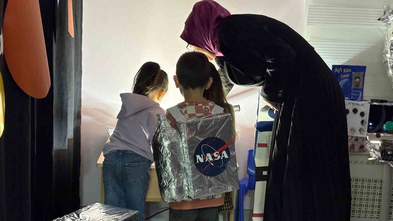 Sincan Belediyesi'nden Lavanta Kreşi'nde Uzay Etkinliği