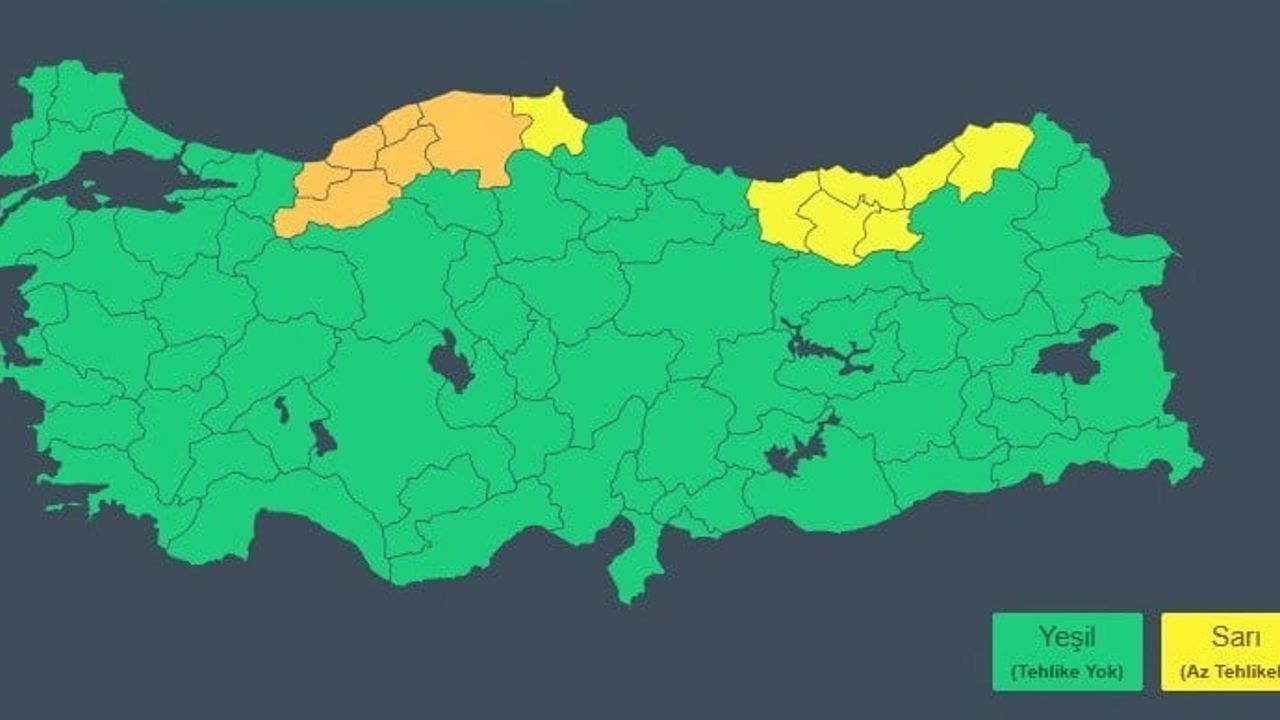 Sinop Batısı İçin Sarı Kodlu Kar Alarmı — 26 Aralık’ta Kuvvetli Kar