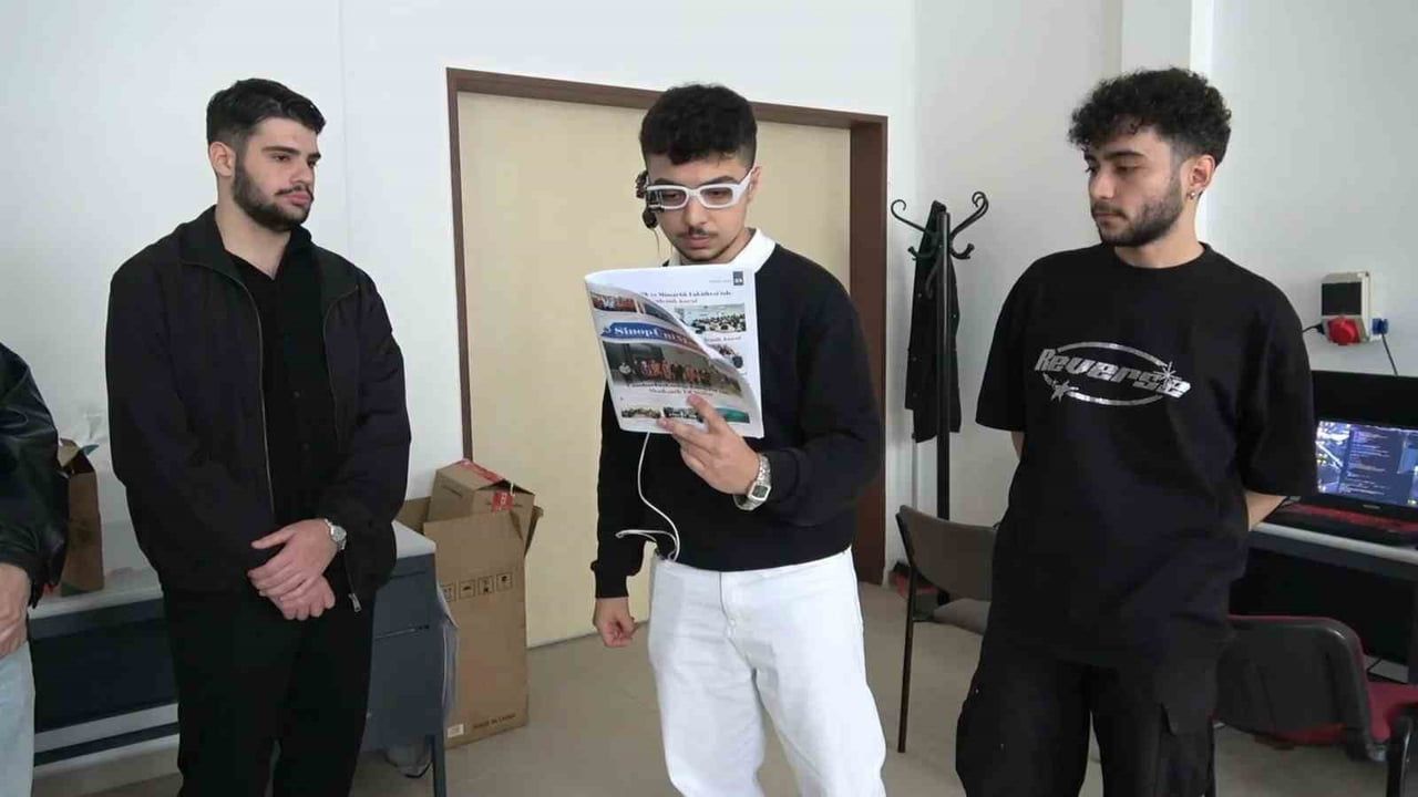 Sinop’ta Öğrencilerden Görme Engellilere Teknolojik Destek: Akıllı Baston ve Okuma Gözlüğü