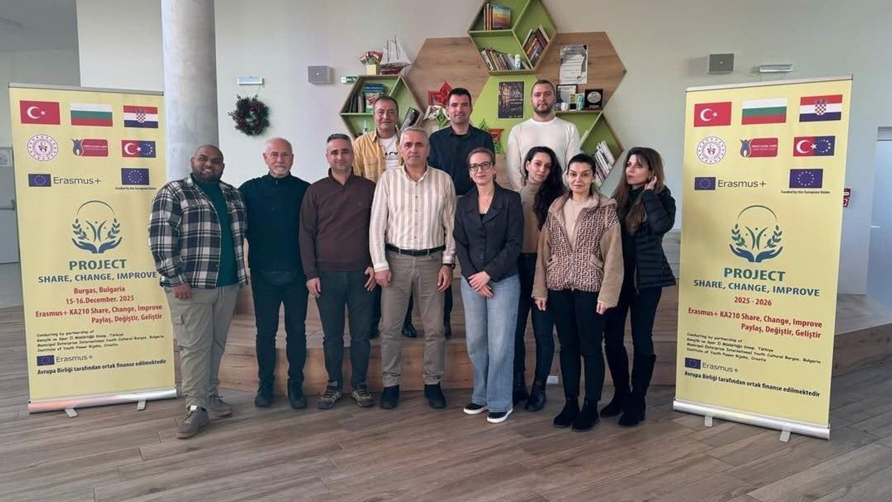 Sinop’un Gençlik Projesi Avrupa’ya Taştı: 'Share, Change, Improve' Başladı