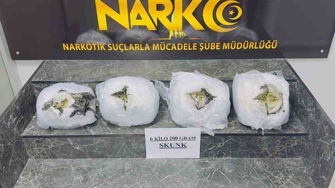 Şırnak’ta Uyuşturucu Operasyonu: 6 Kilo 200 Gram Skunk Ele Geçirildi