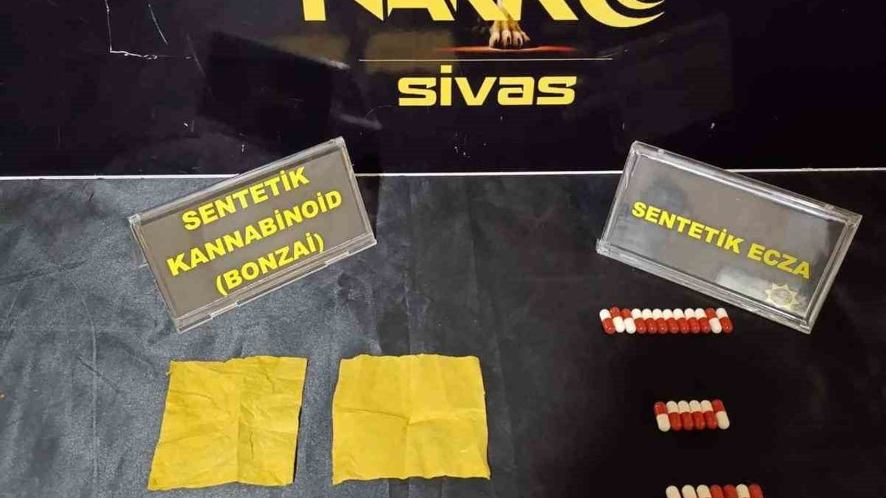 Sivas'ta Uyuşturucu Operasyonu: 3 Tutuklandı, 8 Gözaltı