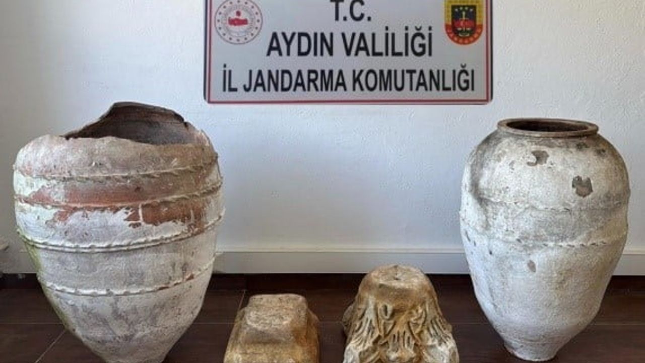 Söke'de Tarihi Eser Operasyonu: Roma ve Neolitik Parçalar Ele Geçirildi